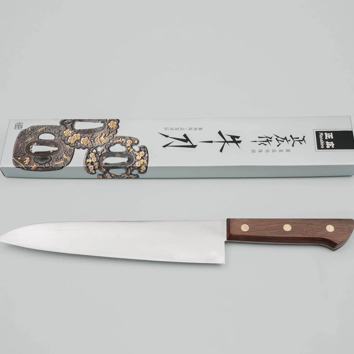Masahiro Carbon Rosewood Gyuto 24 cm