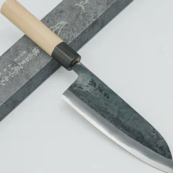 Masamoto KK Shirogami #2 Kurouchi Santoku 17 cm