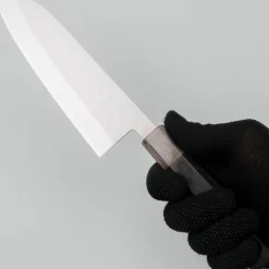 Masutani VG-1 Pakka Black Gray Santoku 17 cm