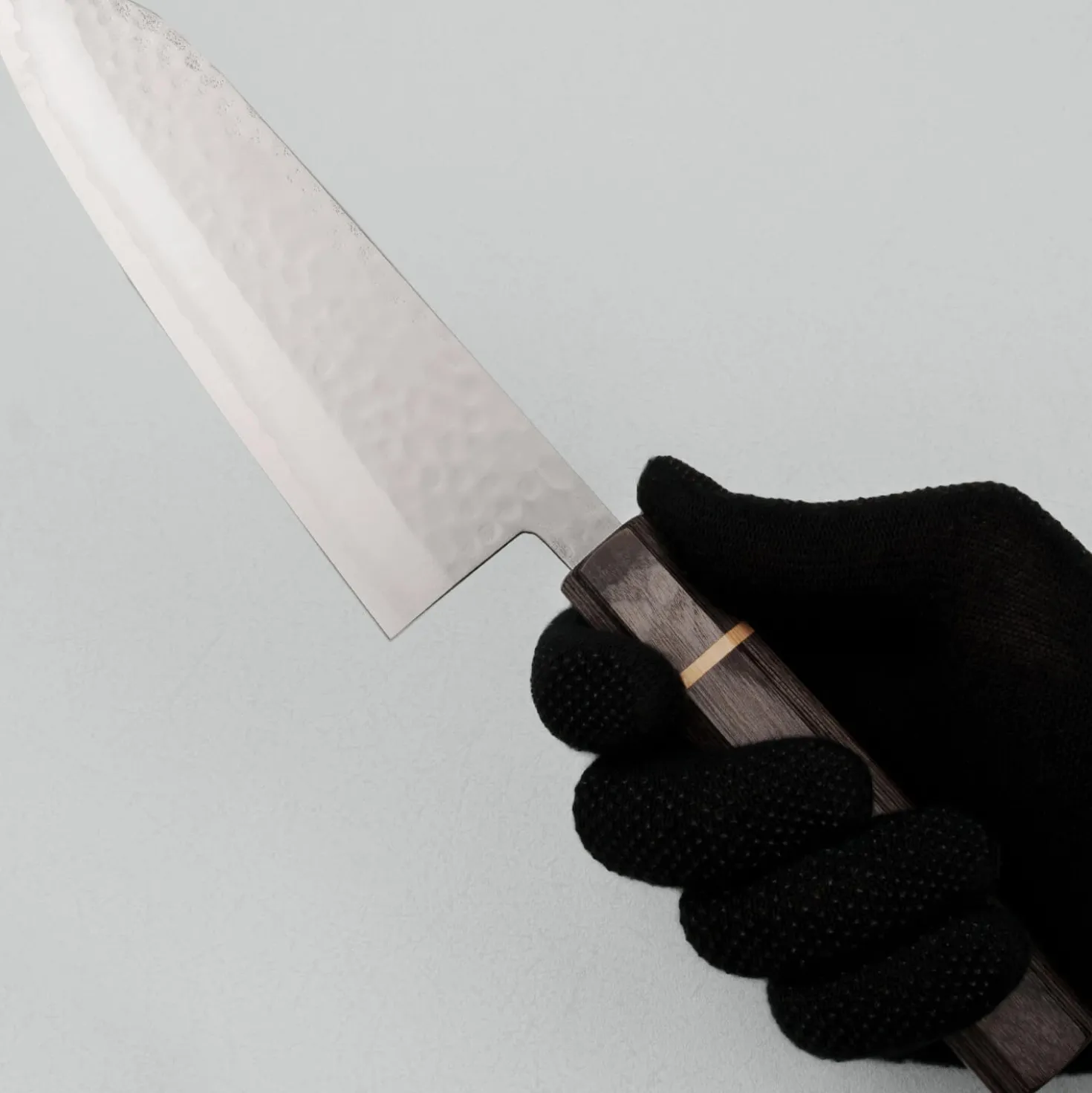 Masutani VG-1 Pakka Gray Ring Santoku 17 cm