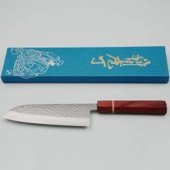 Masutani VG-1 Pakka Red Ring Santoku 17 cm
