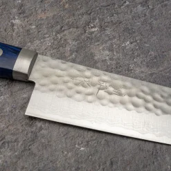 Masutani VG-10 Tsuchime Blue Santoku 17 cm