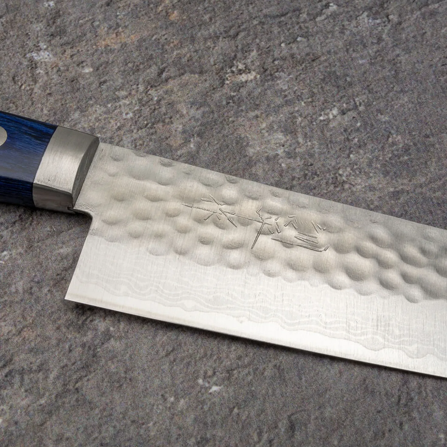 Masutani VG-10 Tsuchime Blue Santoku 17 cm