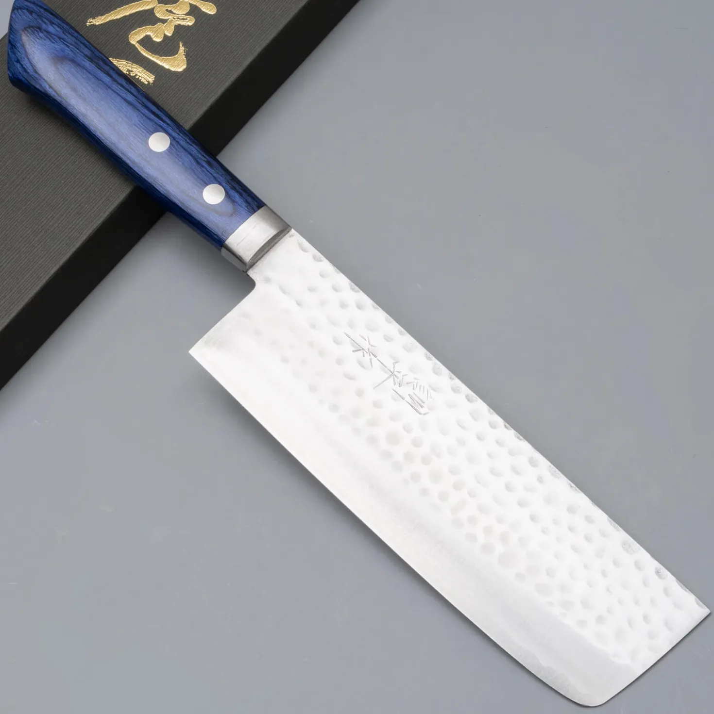 Masutani VG-10 Tsuchime Blue Tall Nakiri