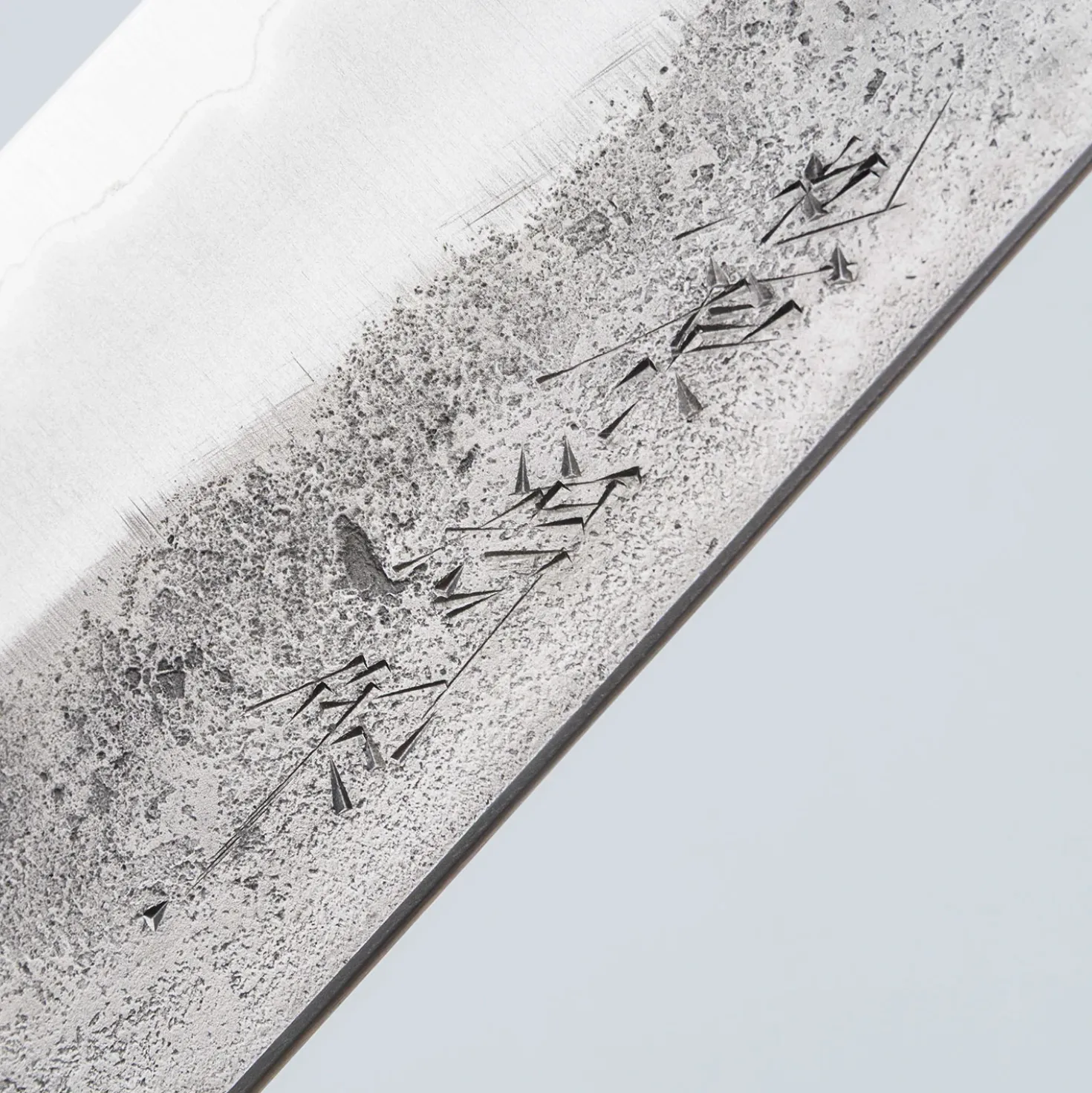 Matsubara Aogami #2 Nashiji Black Santoku 16.5 cm