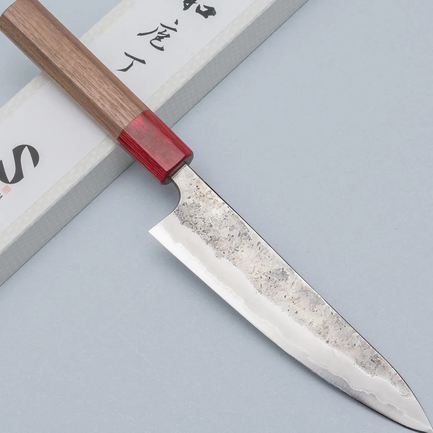 Matsubara Aogami #2 Nashiji Red Petty 15 cm