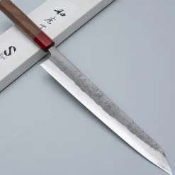 Matsubara Aogami #2 Nashiji Red Sujihiki 27 cm