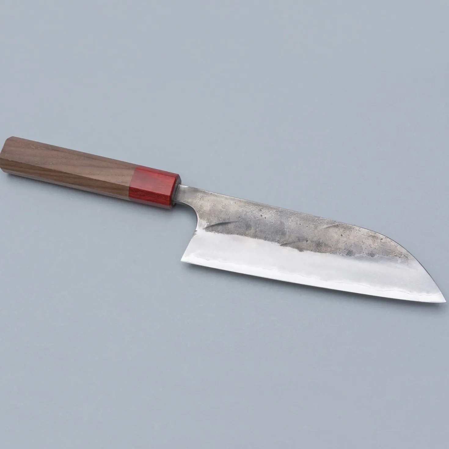 Matsubara Aogami #2 Nashiji Red Santoku 16.5 cm