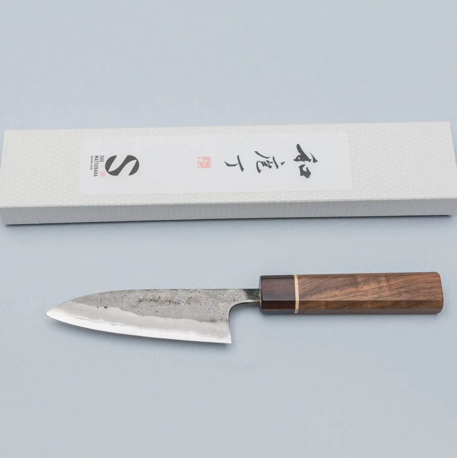 Matsubara Aogami #2 Nashiji Ring Petty 12 cm