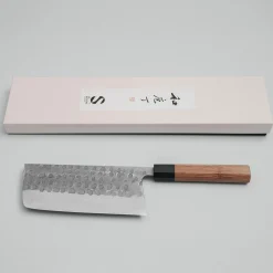 Matsubara Aogami #2 Tsuchime Tall Nakiri 18 cm