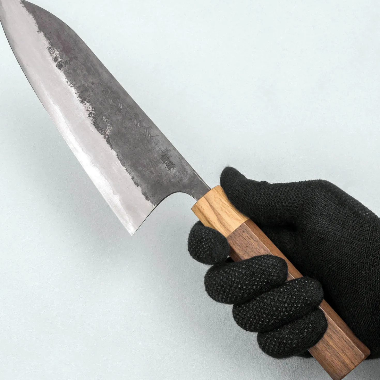 Matsubara Shirogami #1 Kurouchi Stainless Clad Gyuto 21 cm