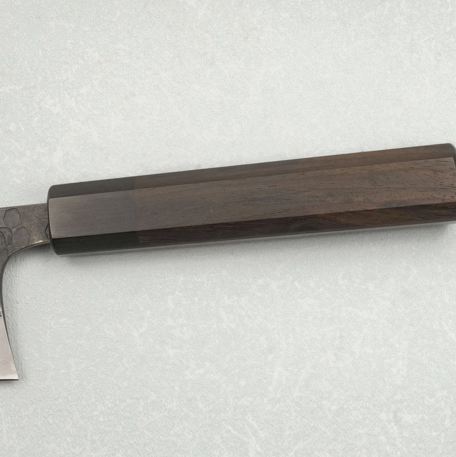 Matsubara Shirogami #1 Kurouchi Tsuchime Stainless Clad Gyuto 21 cm