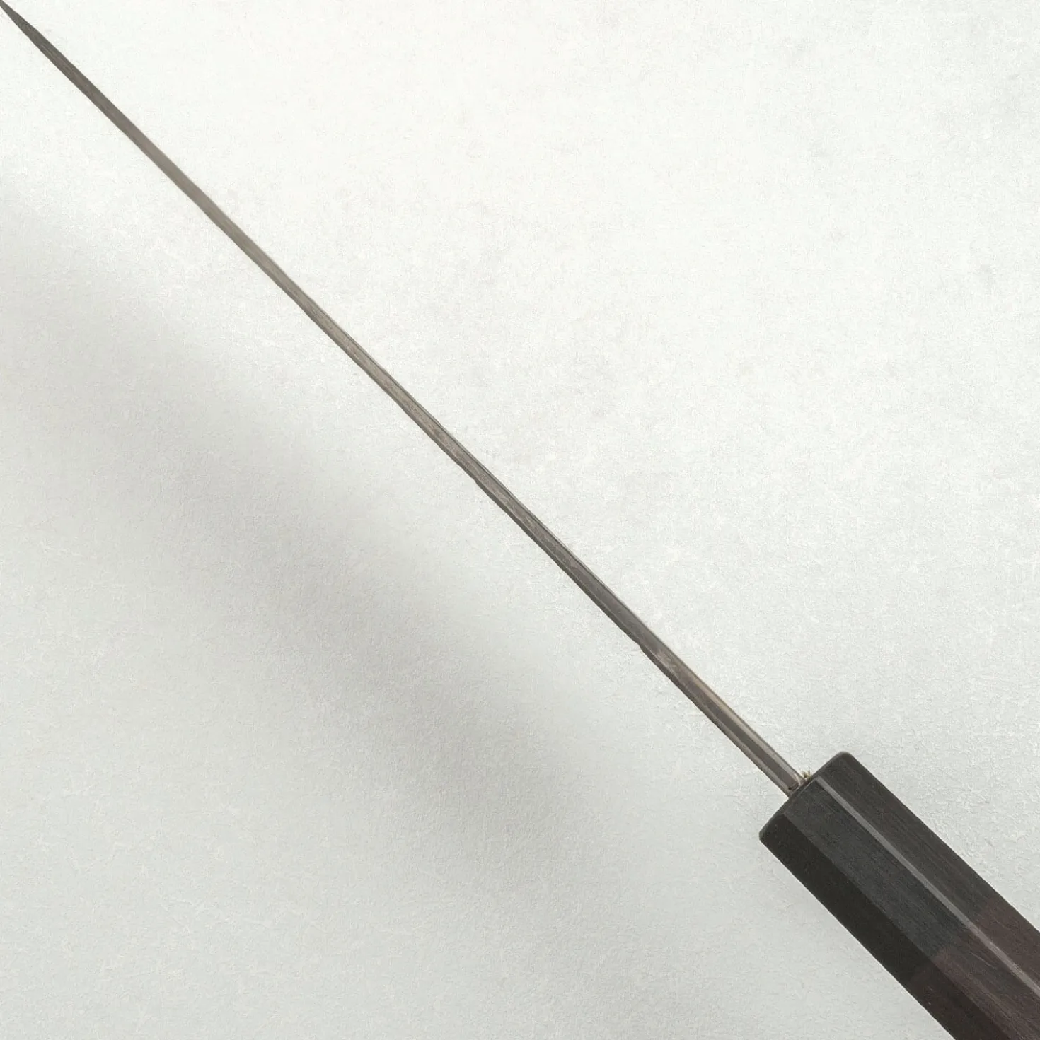 Matsubara Shirogami #1 Kurouchi Tsuchime Stainless Clad Gyuto 21 cm