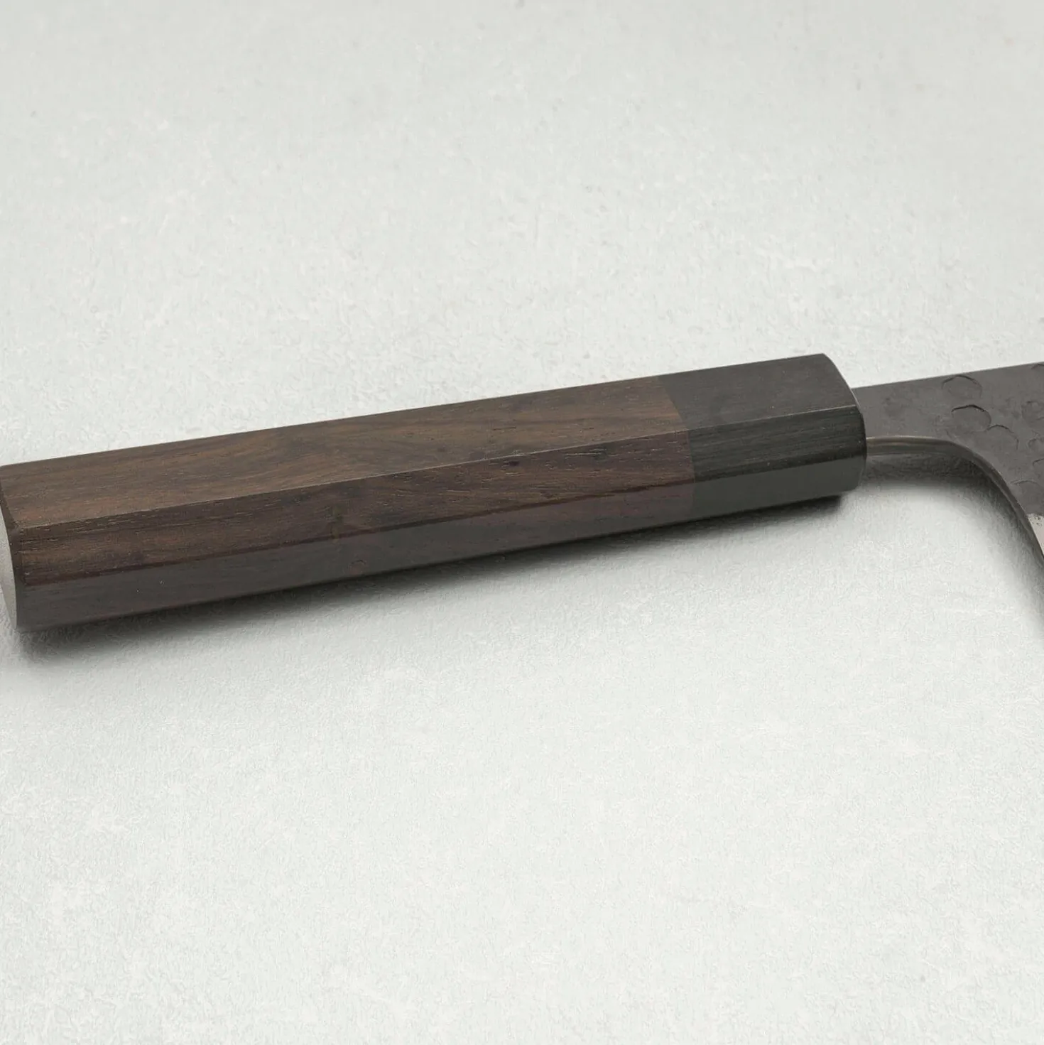 Matsubara Shirogami #1 Kurouchi Tsuchime Stainless Clad Gyuto 21 cm