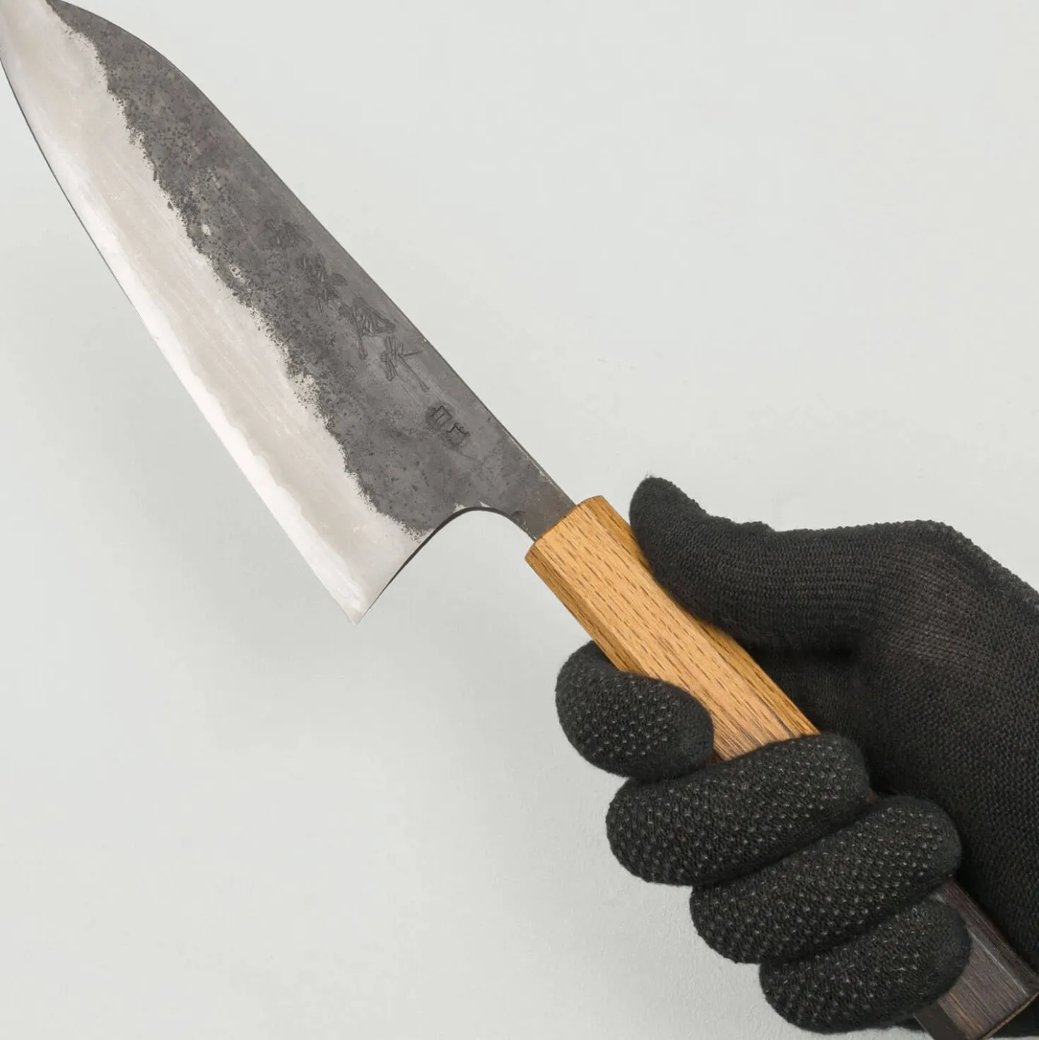 Matsubara Shirogami #1 Kurouchi Stainless Clad Gyuto 21 cm