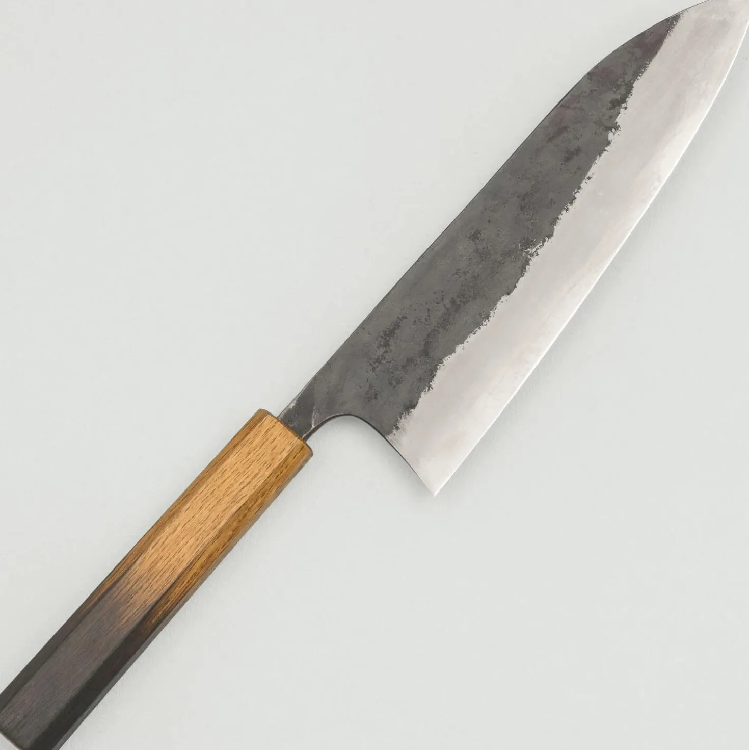 Matsubara Shirogami #1 Kurouchi Stainless Clad Gyuto 21 cm