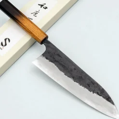 Matsubara Shirogami #1 Kurouchi Stainless Clad Gyuto 21 cm