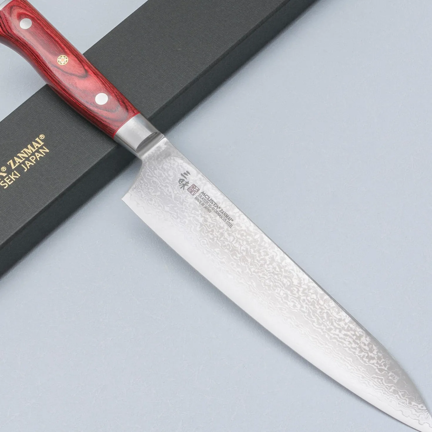 Mcusta Zanmai Classic Pro Red Gyuto 21 cm