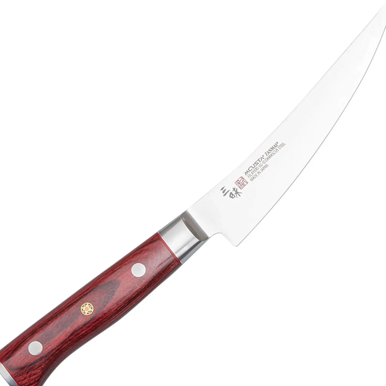 Mcusta Zanmai Classic Pro Red Boning knife 16.5 cm