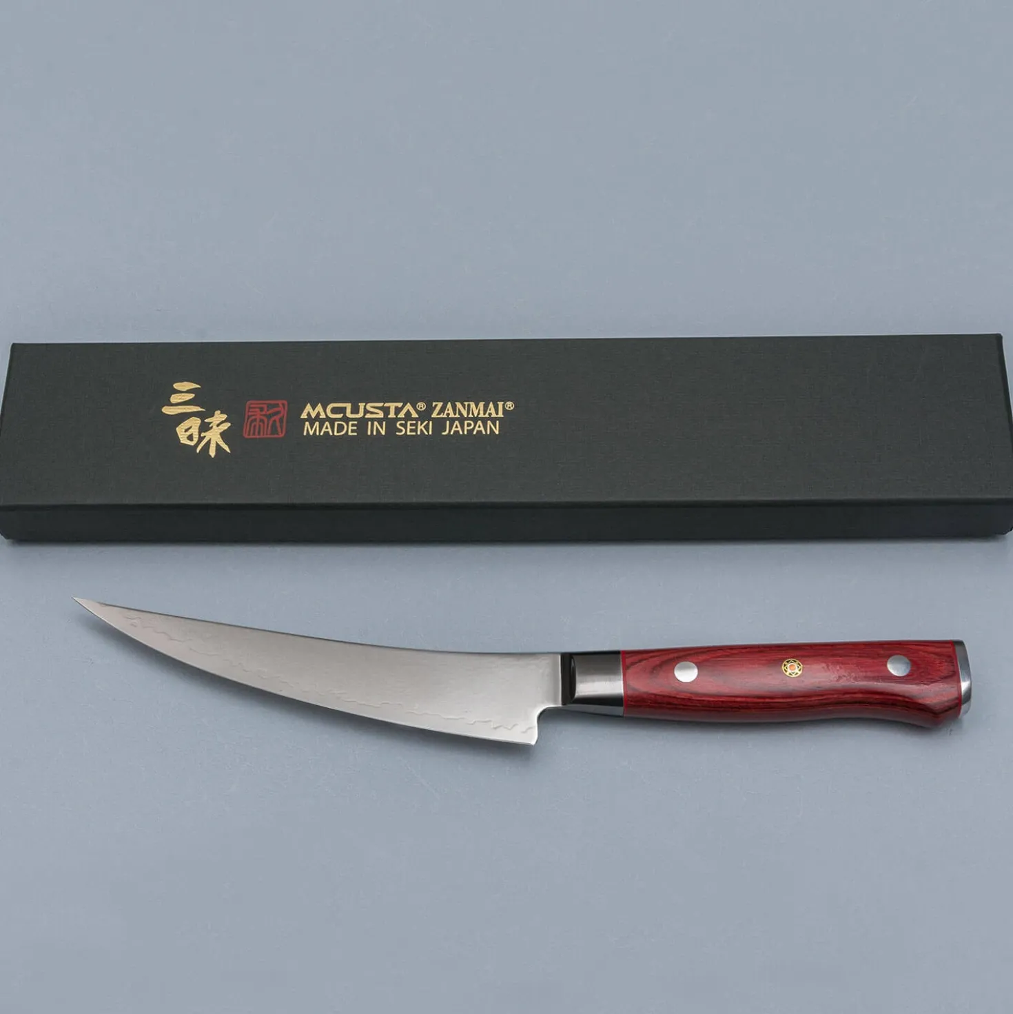 Mcusta Zanmai Classic Pro Red Boning knife 16.5 cm