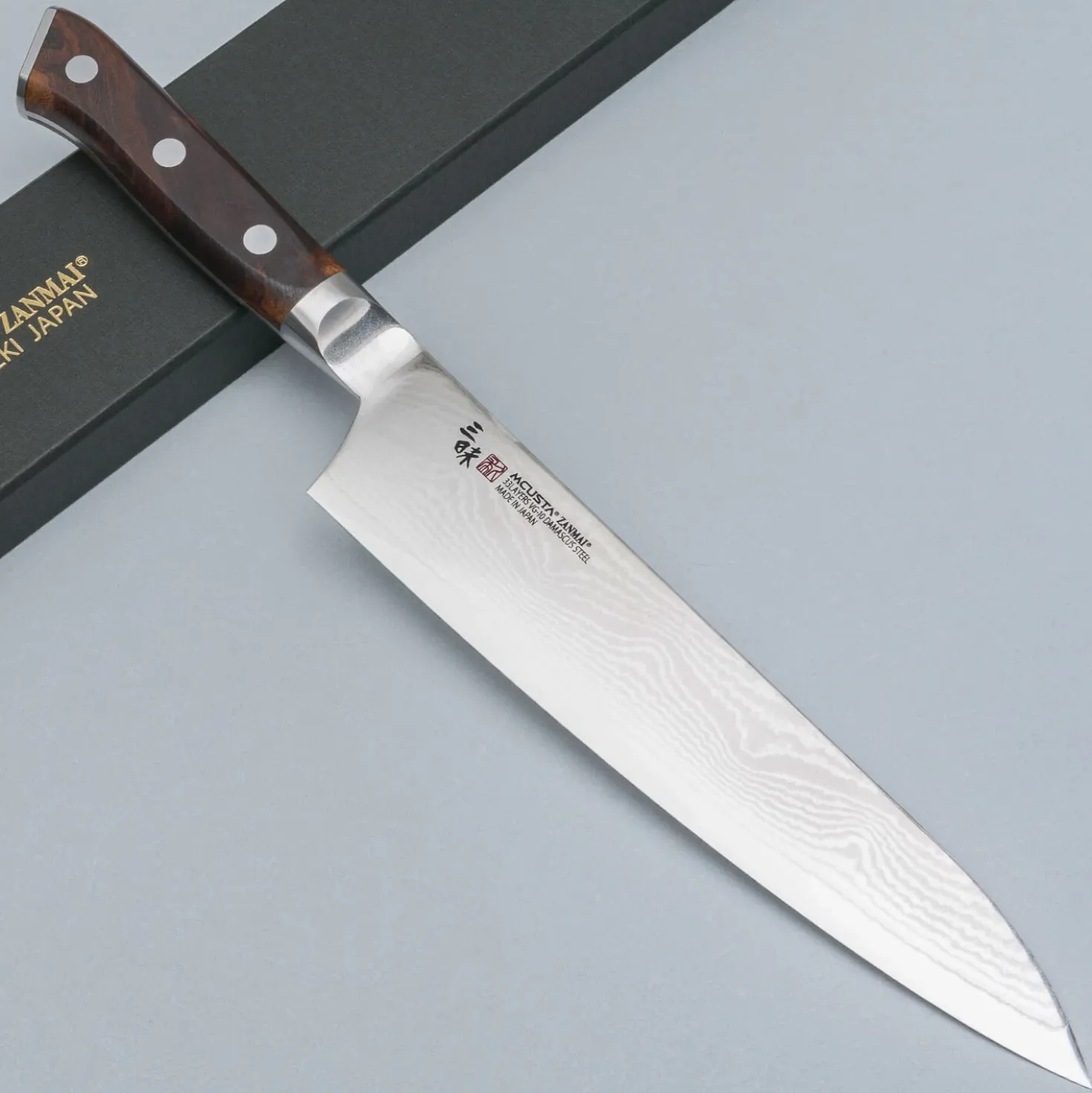Mcusta Zanmai Premium Ironwood Gyuto 21 cm