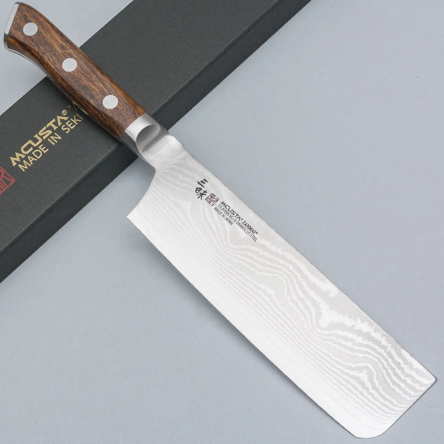 Mcusta Zanmai Premium Ironwood Nakiri 16.5 cm