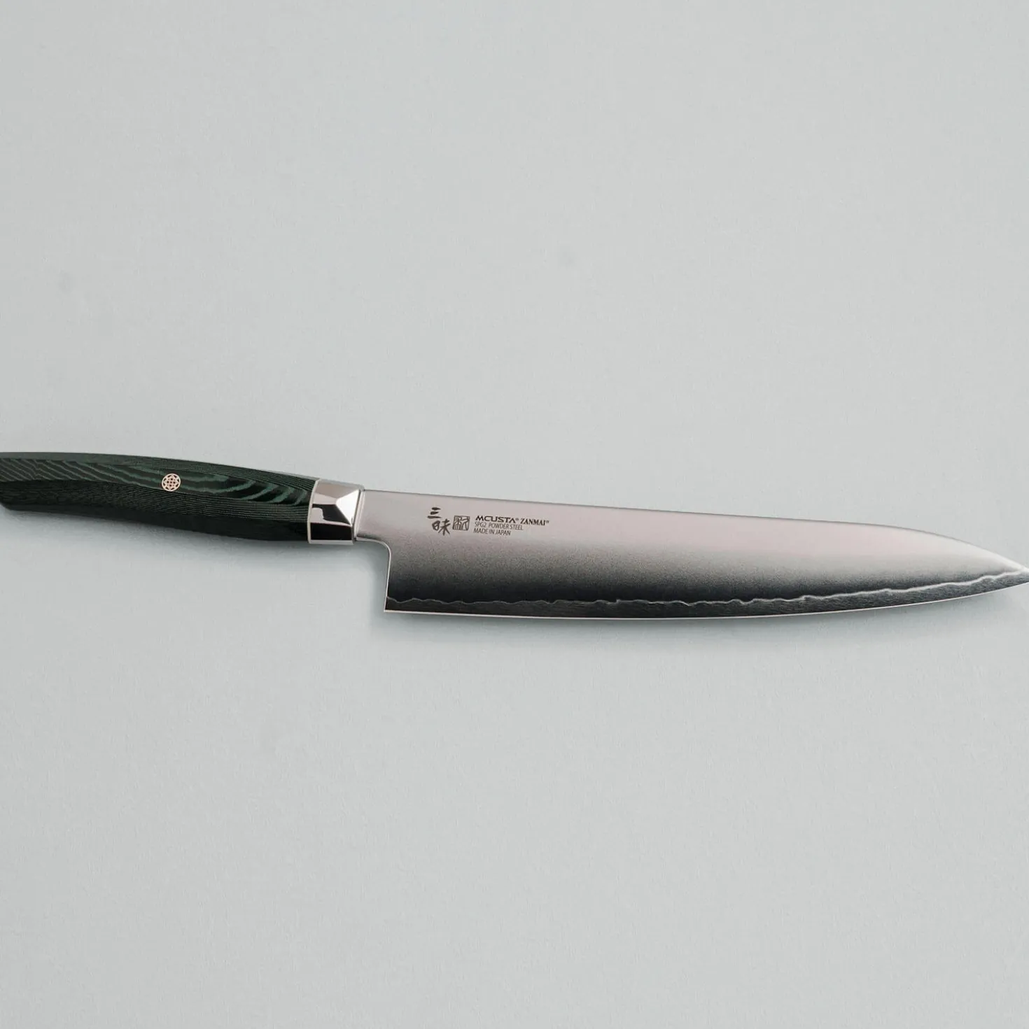 Mcusta Zanmai Revolution Green Gyuto 21 cm
