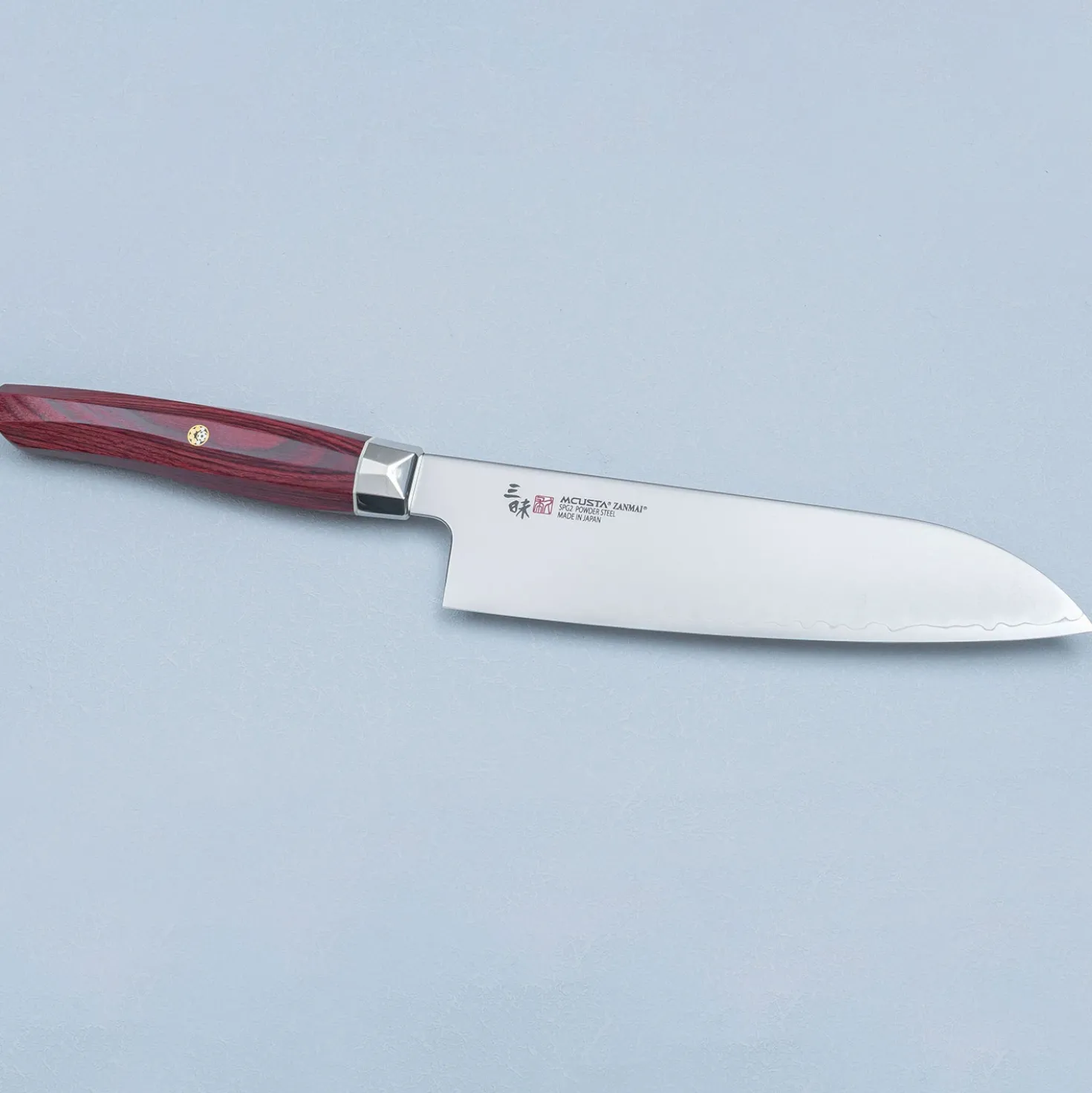 Mcusta Zanmai Revolution Red Santoku 18 cm