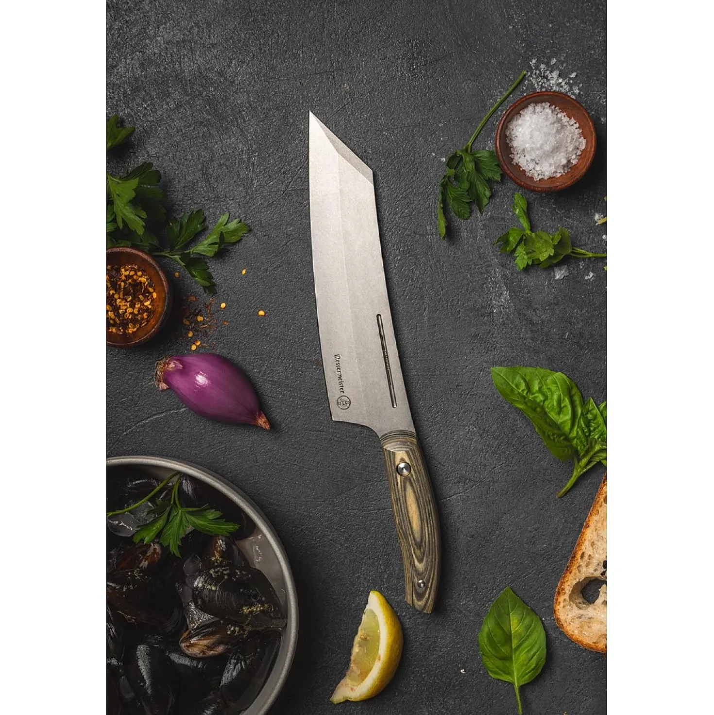 Messermeister Carbon Bunka Koksmes 21 cm