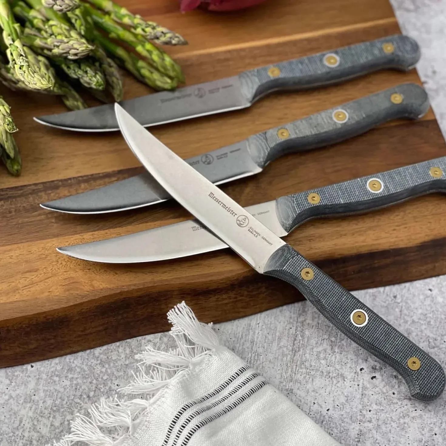 Messermeister Custom Steakmessen (set van 4)