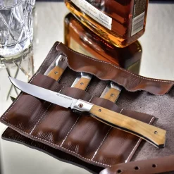 Messermeister Vouwbare Steakmessen met Foudraal (set van 4)