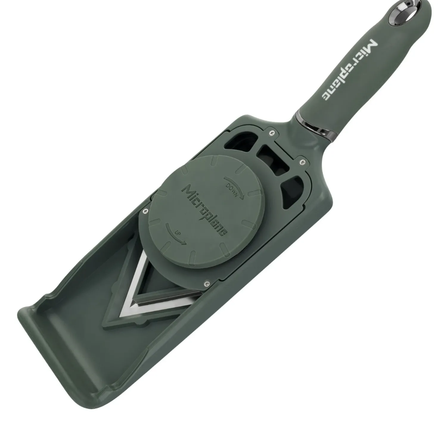 Microplane V-Blade Mandoline Eucalyptus Green