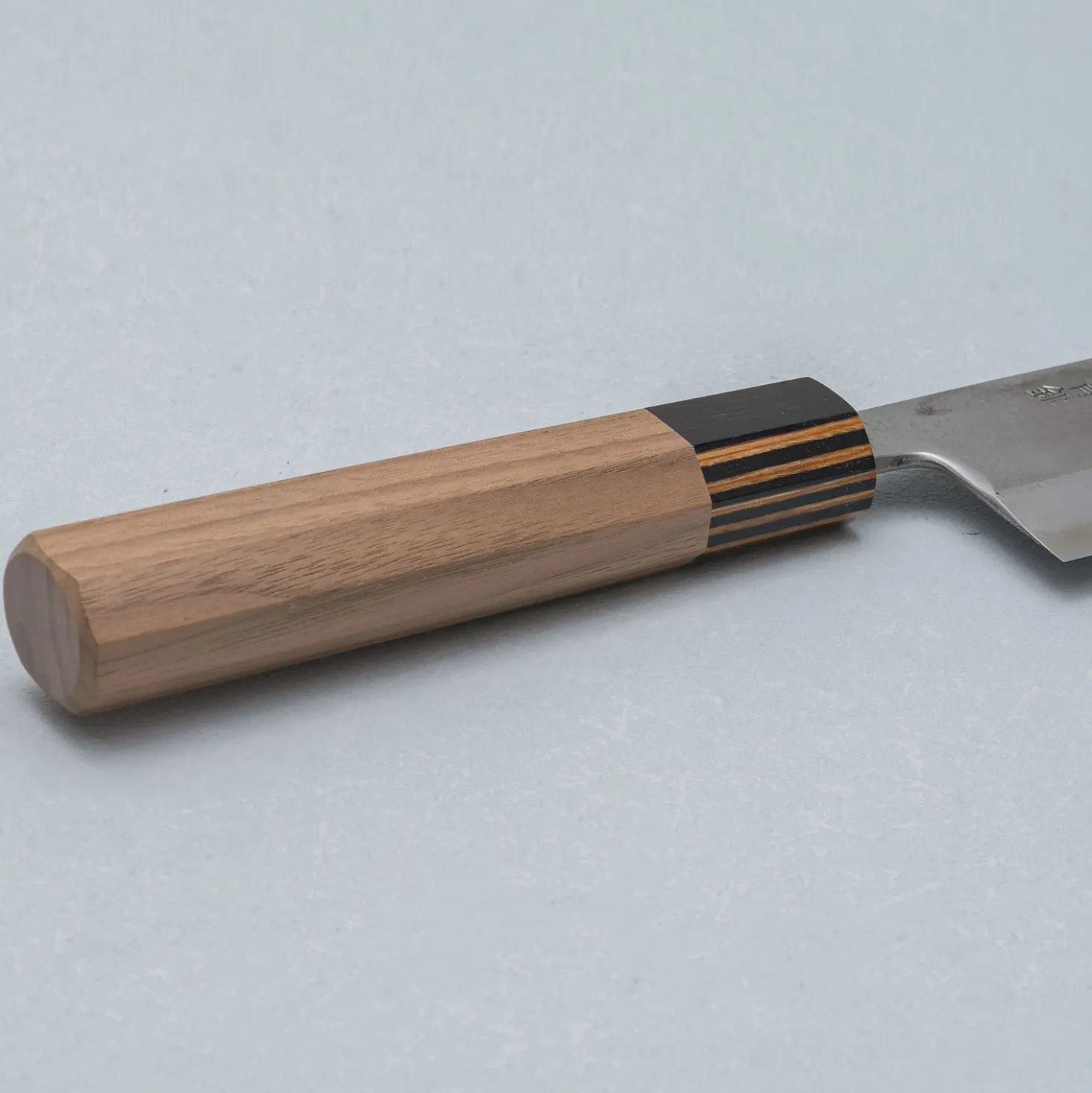 Motokyuuichi Aogami Super Nashiji Striped Bunka 21 cm
