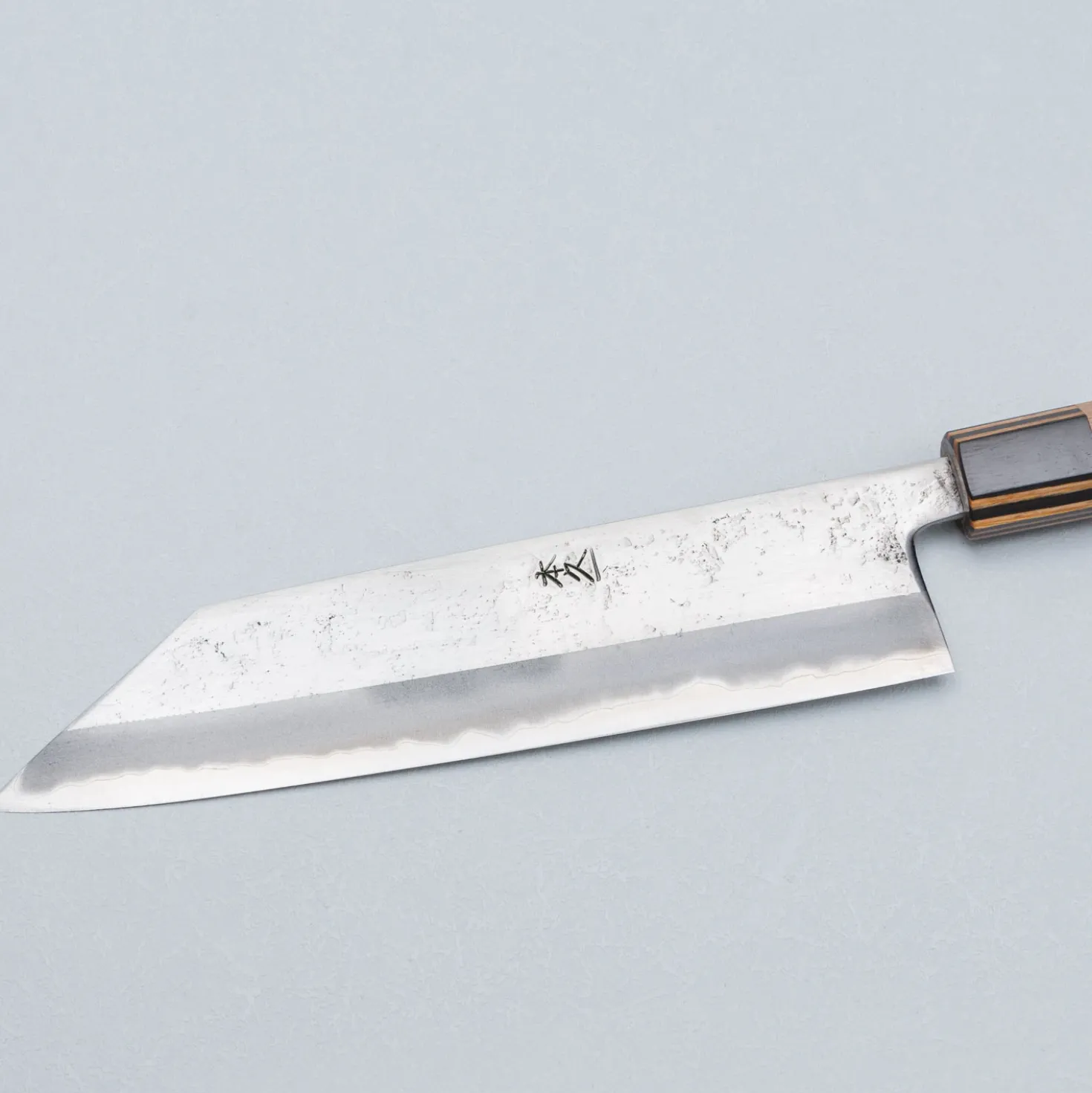Motokyuuichi Aogami Super Nashiji Striped Bunka 21 cm