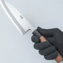Motokyuuichi Aogami Super Nashiji Santoku 16.5 cm