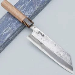 Motokyuuichi Aogami Super Nashiji Striped Bunka 18 cm