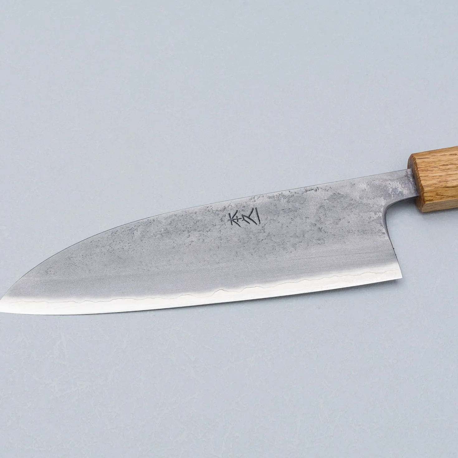 Motokyuuichi Ginsan Nashiji Santoku 16.5 cm
