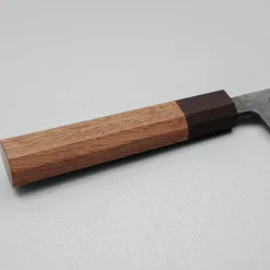 Motokyuuichi Shirogami #2 Kurouchi Tsuchime Santoku 16.5 cm