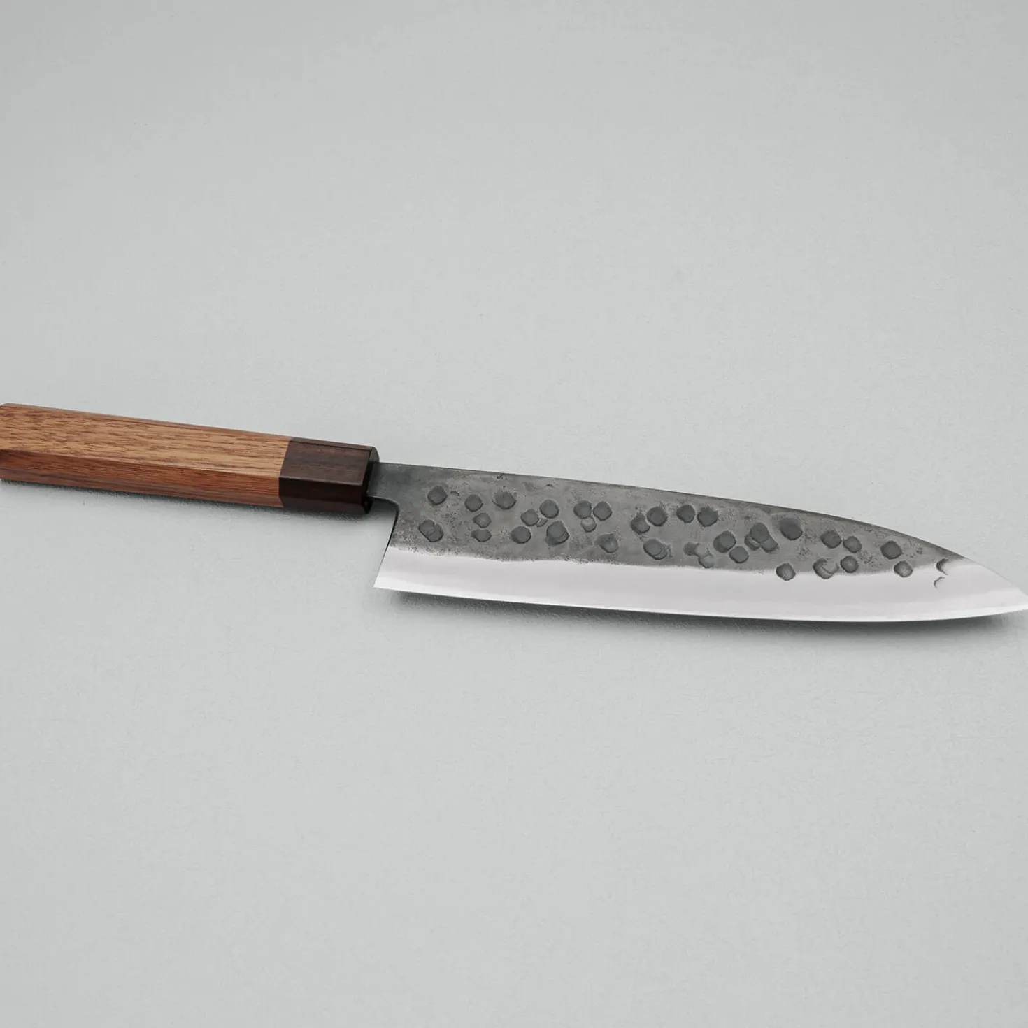 Motokyuuichi Shirogami #2 Kurouchi Tsuchime Gyuto 21 cm