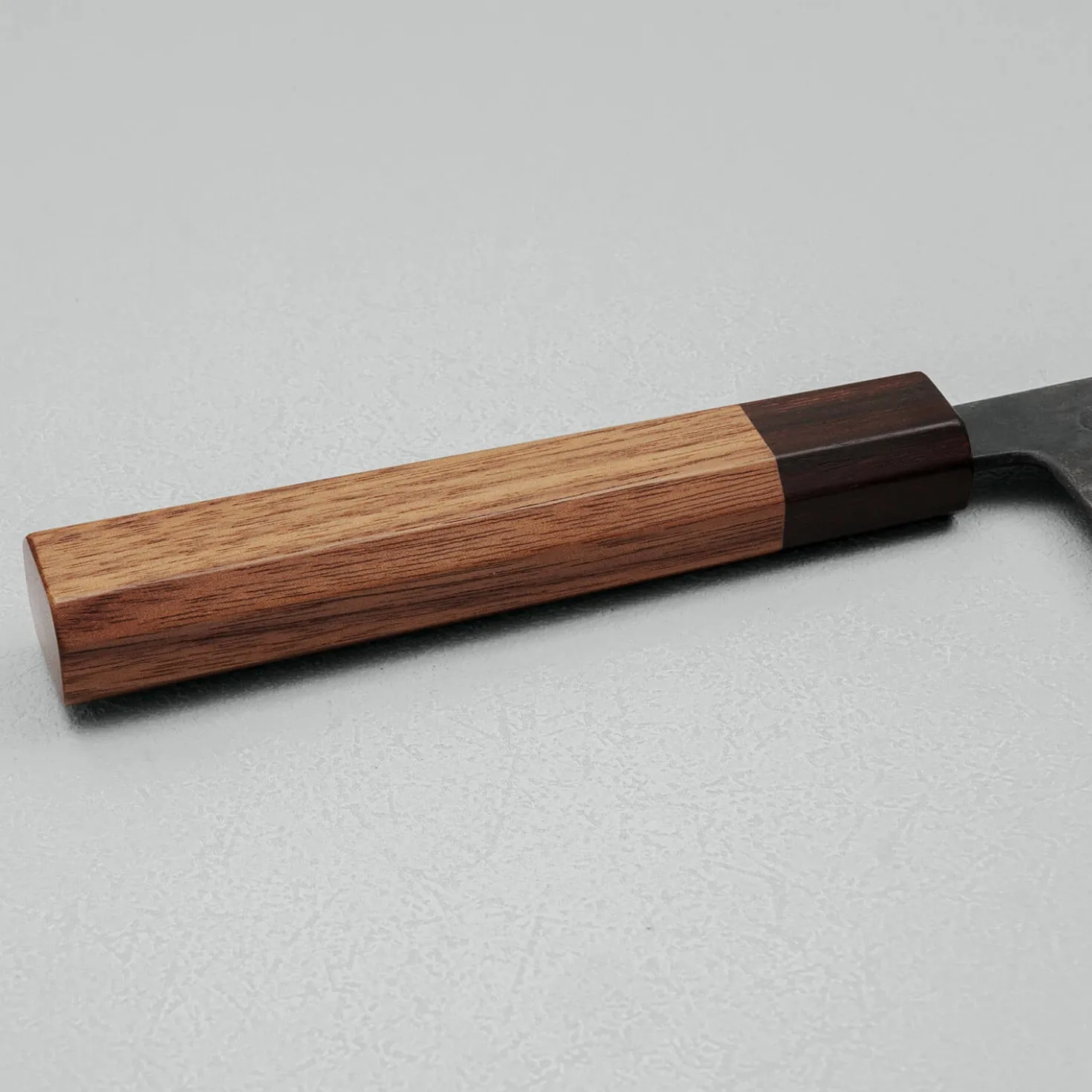 Motokyuuichi Shirogami #2 Kurouchi Tsuchime Gyuto 21 cm