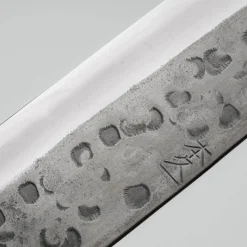 Motokyuuichi Shirogami #2 Kurouchi Tsuchime Gyuto 21 cm