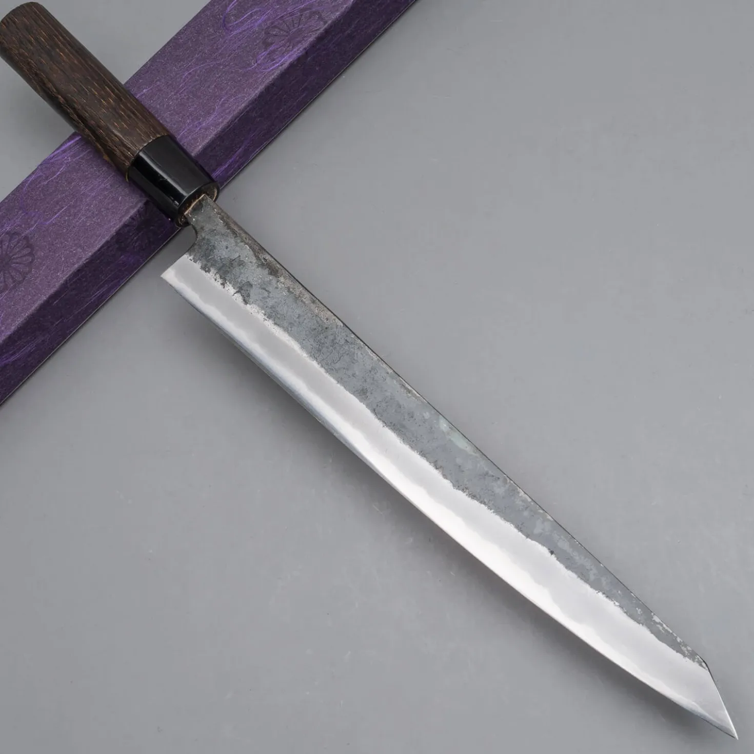 Motokyuuichi Shirogami #2 Kurouchi Sujihiki 27 cm