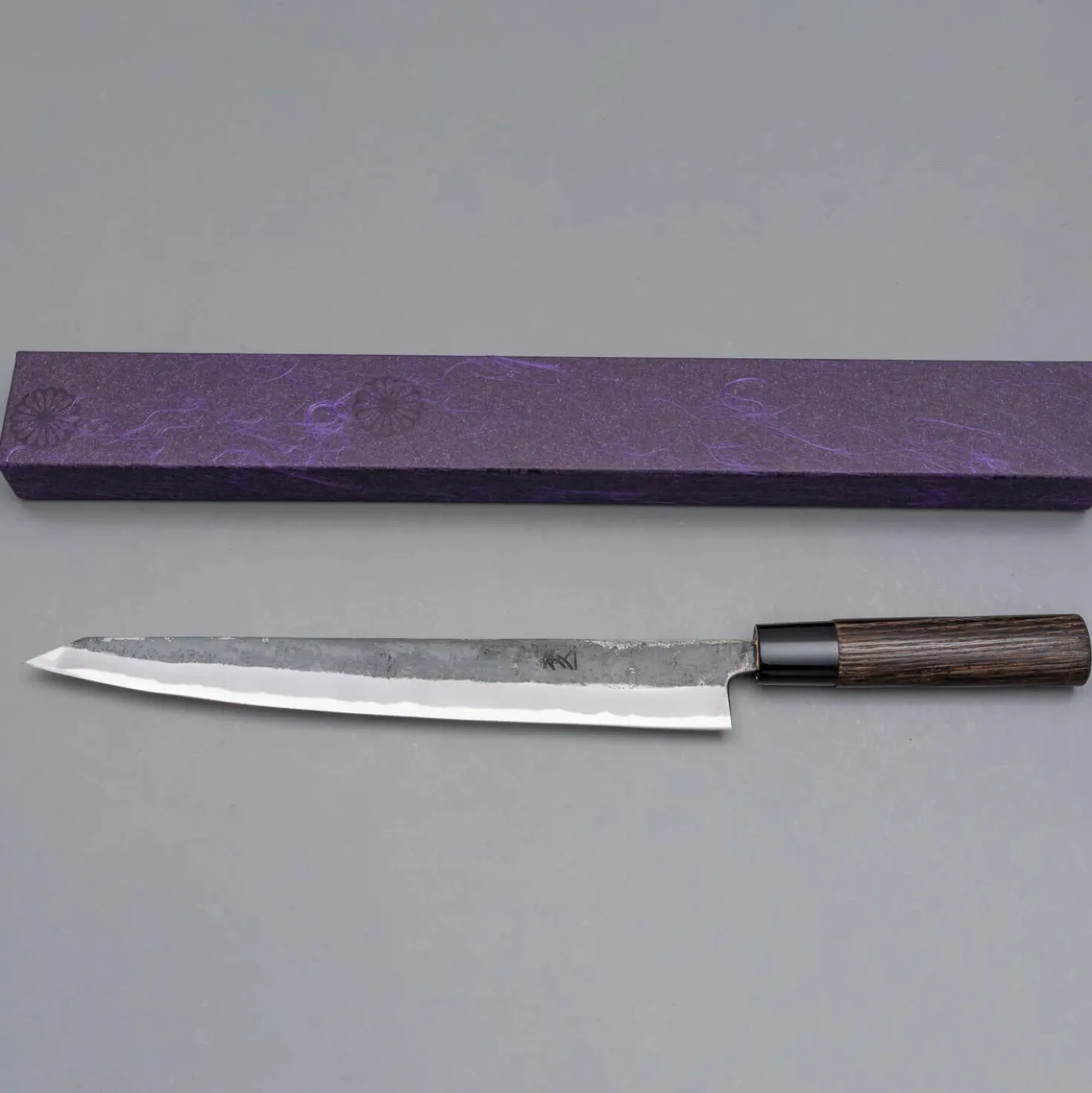 Motokyuuichi Shirogami #2 Kurouchi Sujihiki 27 cm