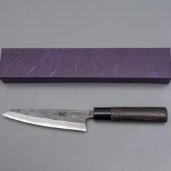 Motokyuuichi Shirogami #2 Kurouchi Honesuki 15 cm