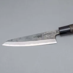 Motokyuuichi Shirogami #2 Kurouchi Honesuki 15 cm