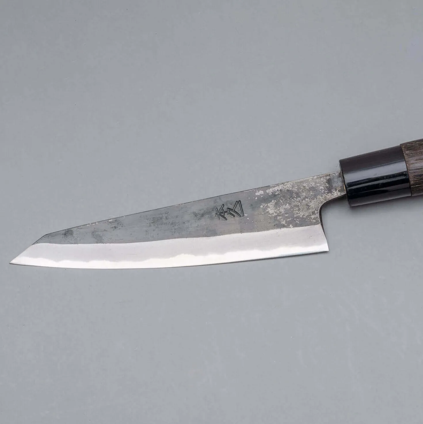 Motokyuuichi Shirogami #2 Kurouchi Honesuki 15 cm