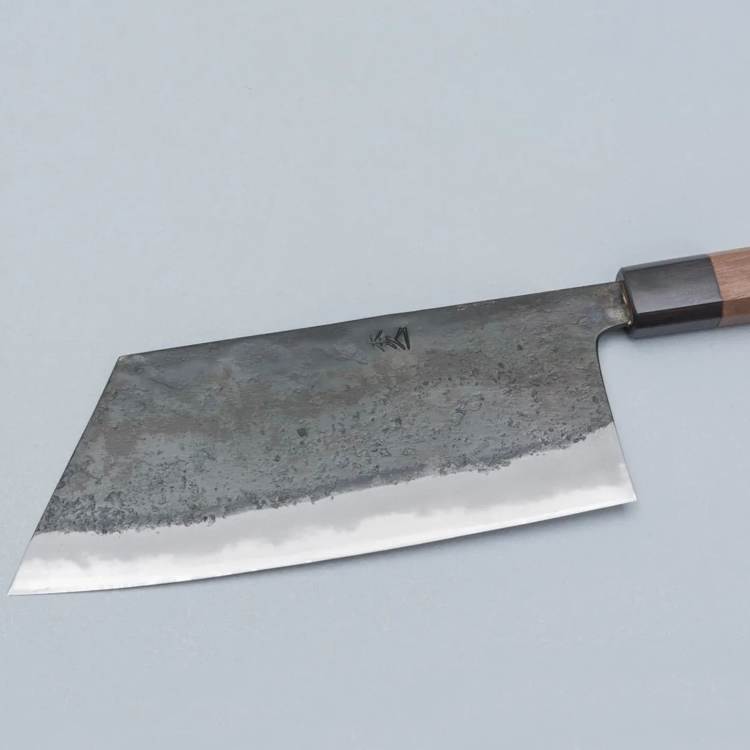 Motokyuuichi Shirogami #2 Kurouchi Chinese Kiritsuke 20 cm