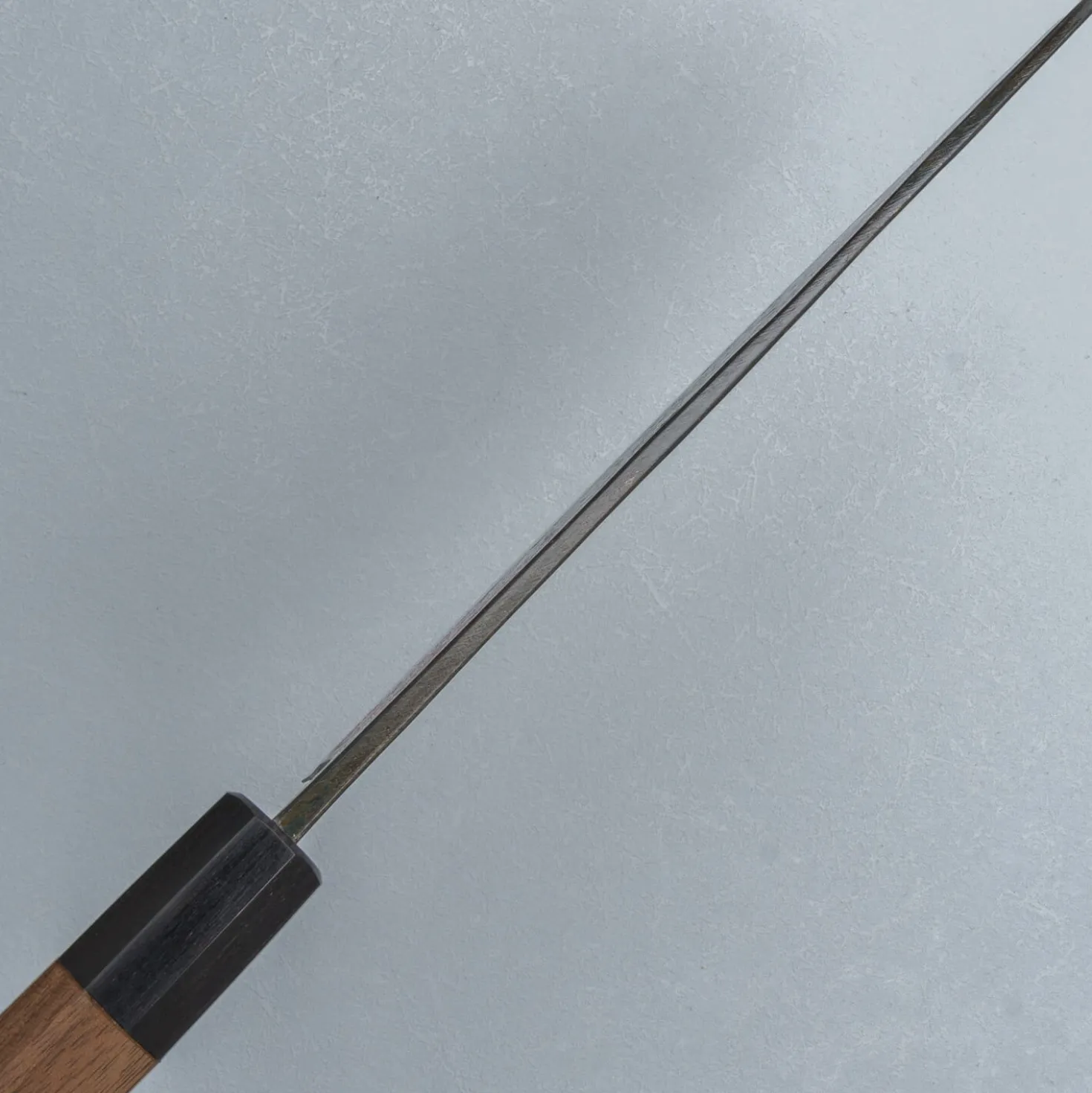 Motokyuuichi Shirogami #2 Kurouchi Chinese Kiritsuke 20 cm