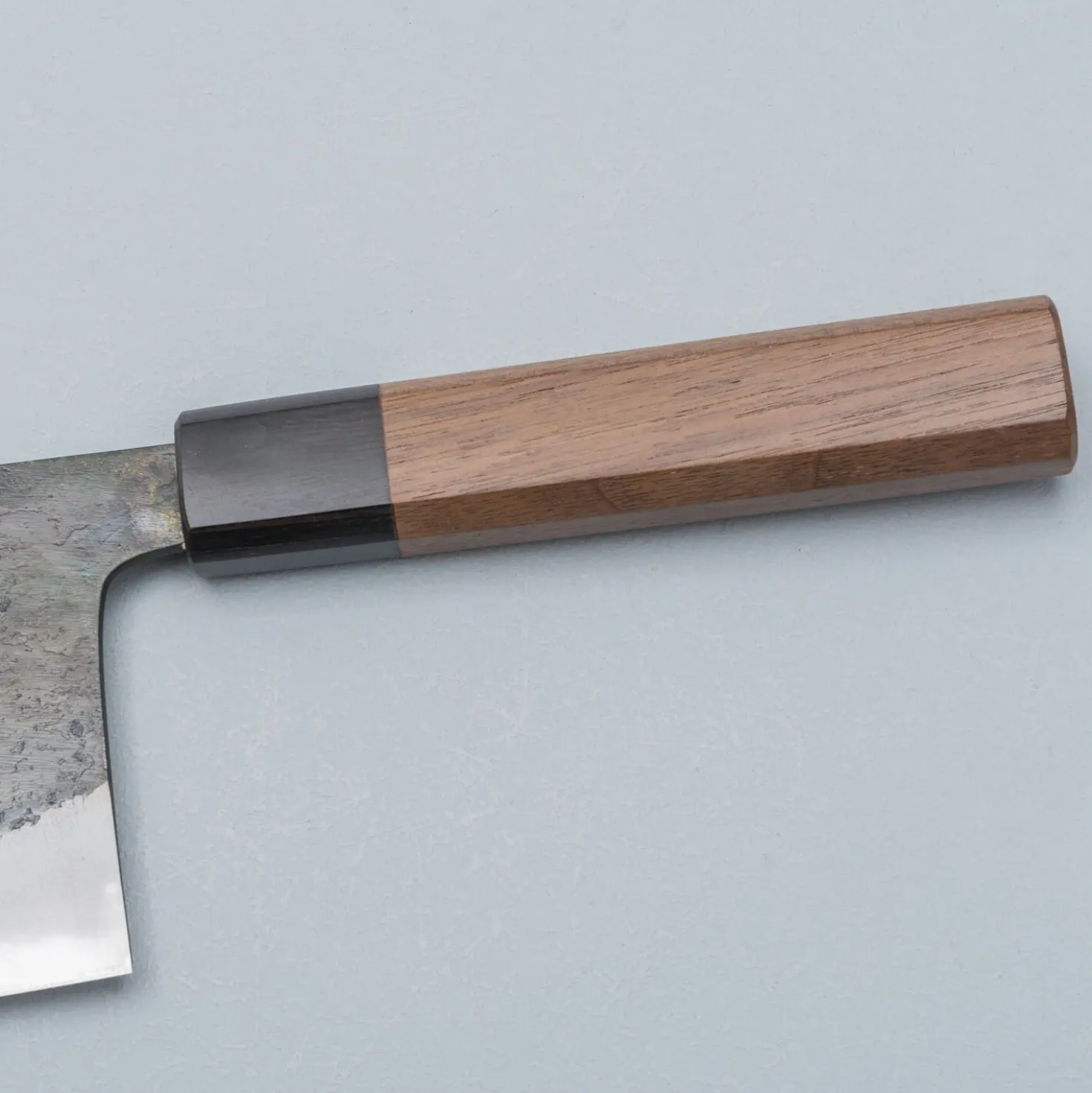 Motokyuuichi Shirogami #2 Kurouchi Chinese Kiritsuke 20 cm