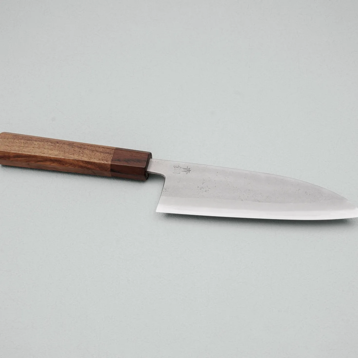Motokyuuichi Shirogami #2 Nashiji Santoku 16.5 cm